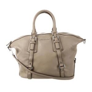 Michael Kors Leather Studded Shoulder Bag Purse